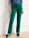 Talbots Velveteen Straight Leg Pants - Highland Green - 22