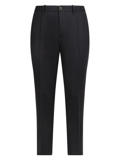 Incotex Blue Trousers With Drawstring Waist