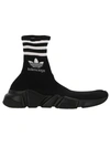 Balenciaga X Adidas Speed 2.0 Lt Sock Sneakers In Black