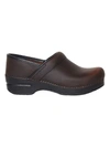 Dansko Classic Antique Brown Leather Clog In Brown