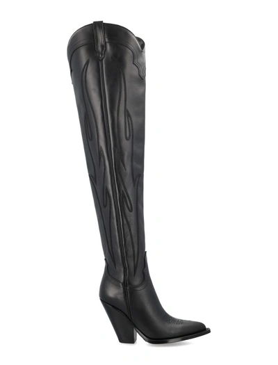 Sonora Hermosa Over-the-knee Boots In Black