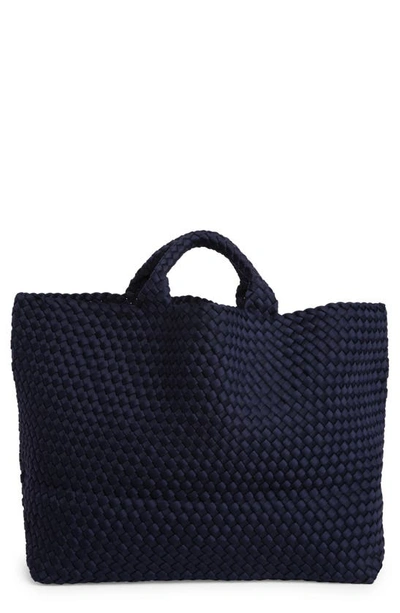 Naghedi Large St. Barths Tote In Ink Blue