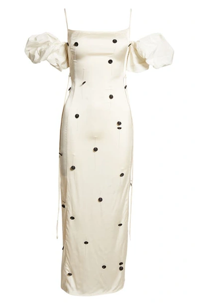 Jacquemus La Robe Chouchou Long Dress In White