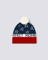 Perfect Moment Women's Pm Star Wool-blend Beanie In Navy-red