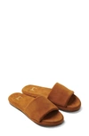 Beek Puffbird Slide Sandal In Caramel