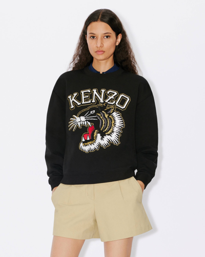 Kenzo Tiger Varsity Jungle Sweatshirt Black Female