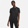 Nike Dri-fit Crewneck T-shirt In Black