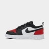 Nike Little Kids' Air Jordan Retro 1 Low Alt Casual Shoes In White/black/varsity Red/white