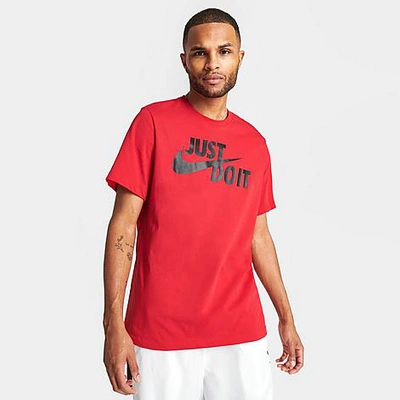 Nike Men's  Sportswear Jdi T-shirt In University Red/black