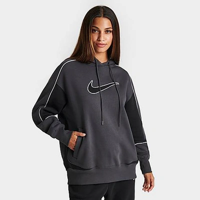 Nike Women's Sportswear Street Boyfriend Pullover Hoodie In Anthracite