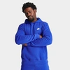 Nike Sportswear Club Fleece Embroidered Hoodie Size 2xl In Game Royal/game Royal/white