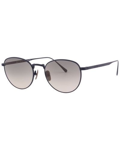 Persol Clear Gradient Grey Phantos Titanium Mens Sunglasses Po5002st 800232 51 In Blue