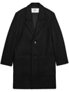 Ami Alexandre Mattiussi Single-breasted Wool Coat