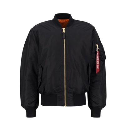 Alpha Industries Ma-1 Bomber Black In Verde