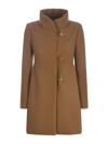 Fay Romantic Coat In Camel