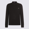 FRED PERRY FRED PERRY BLUE COTTON POLO SHIRT
