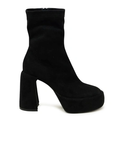 Elena Iachi Woman Ankle Boots Black Size 10 Textile Fibers