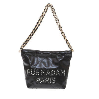 Rue Madame Small Black Eco-leather Bag