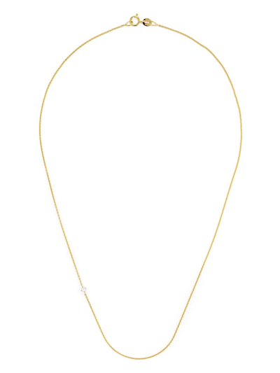 Lizzie Mandler Fine Jewelry 18k Yellow Gold Floating Diamond Necklace