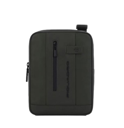 Piquadro Ipad Bag With Earphone Loop In Green