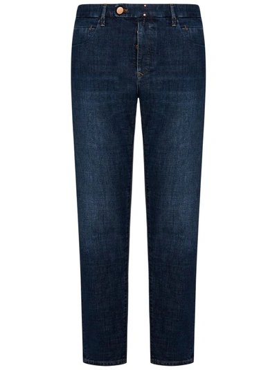 Incotex Slim-fit Tailored Jeans In Blue