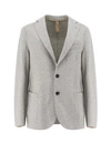 Eleventy Light Grey Single Breasted Jacket