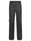 P.a.r.o.s.h Straight-leg Cargo Trousers In Black