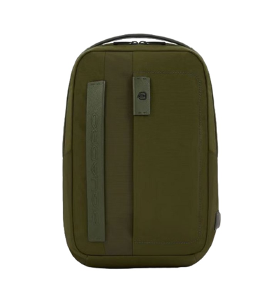 Piquadro Laptop And Ipad Backpack In Green