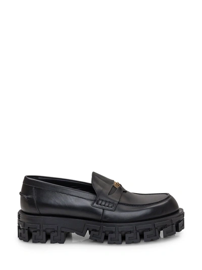 Versace Loafer In Black