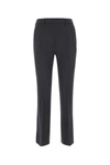 Prada Wool Trousers With Cropped Length And Front Crease In Default Title