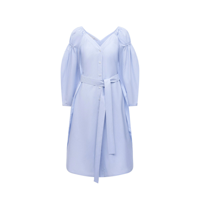 Stella Mccartney Cotton Dress In Blue