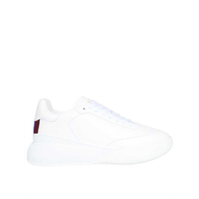 Stella Mccartney Leather Sneakers In White