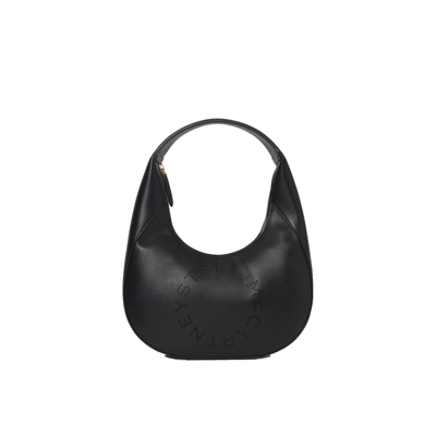 Stella Mccartney Small Hobo Bag In Black