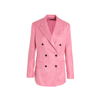 Tom Ford Double-breasted Long-sleeve Blazer In Pink