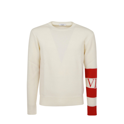 Valentino Berger Wool Sweater In Grey