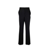 Valentino Black Wool Tailored Trousers