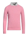 Jacob Cohёn Man Sweater Pink Size M Virgin Wool, Cotton