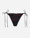 Jean Paul Gaultier Tattoo Collection Bikini Bottoms In Brown