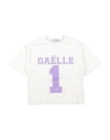 GAELLE PARIS GAËLLE PARIS TODDLER GIRL T-SHIRT WHITE SIZE 6 COTTON, ELASTANE