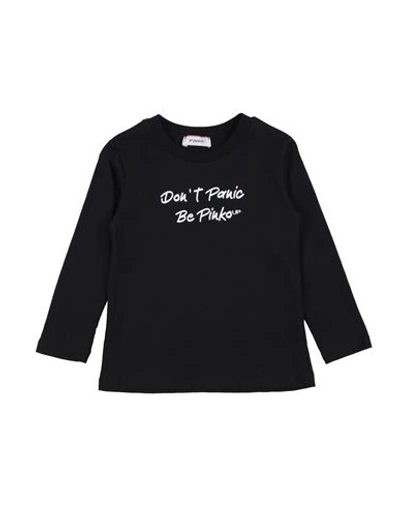 Pinko Up Babies'  Toddler Girl T-shirt Black Size 7 Cotton