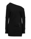 Tom Ford Woman Sweatshirt Black Size 2 Silk, Cotton, Elastane, Polyamide In Black