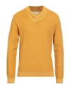 BELLWOOD BELLWOOD MAN SWEATER OCHER SIZE 42 VIRGIN WOOL