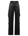 Just Cavalli Woman Pants Black Size 4 Cotton, Viscose, Elastane