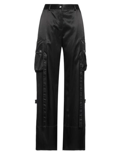 Just Cavalli Woman Pants Black Size 4 Cotton, Viscose, Elastane In Black