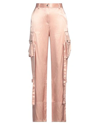 Just Cavalli Woman Pants Pink Size 4 Cotton, Viscose, Elastane