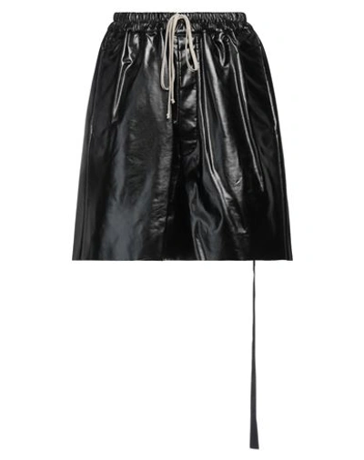 Rick Owens Drkshdw Drkshdw By Rick Owens Man Shorts & Bermuda Shorts Black Size S Cotton, Polyurethane