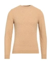 Heritage Man Sweater Sand Size 44 Wool, Nylon In Beige