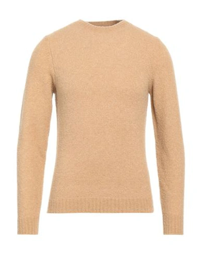 Heritage Man Sweater Sand Size 44 Wool, Nylon In Beige