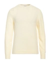 Heritage Man Sweater Ivory Size 42 Wool, Nylon In White