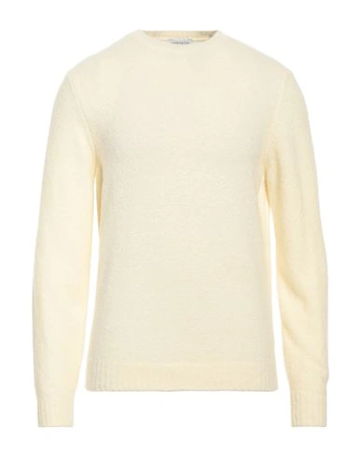 Heritage Man Sweater Ivory Size 42 Wool, Nylon In White